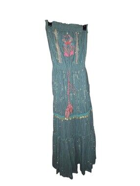 VENUS | Dresses | Metallic Crochet Dress Plus Size 2x | Poshmark